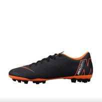 Nike Mercurial Vapor 13 AG-R Patogūs neslystantys ir patvarūs futbolo bateliai vyrams, juodi, oranžiniai, AO9271-081 42
