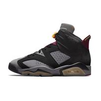 Air Jordan 6 Retro GS Bordeaux Vaikams Sportbačiai Juodi Šviesiai Grafito Tamsiai Pilki 384665-063 39