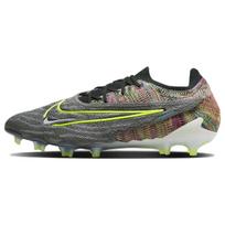 Nike Phantom GX Elite Gripknit Fusion FG Link Pack Unisex Sportbačiai Juodi Balti Mėlynai Šviečiantys DV6971-071 39