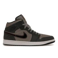 Air Jordan 1 Mid SE Night Stadium Vyriški sportbačiai Pilki Juodi Plokštelės Alavo FQ8338-017 42.5