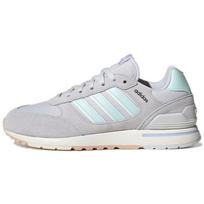 Adidas Neo Run 80s Patogus audinys Oda Neslystantis Atsparus dilimui Žemi bėgimo bateliai Moteriškas sportbačio modelis Pilka Mėlyna GV7301 38⅔