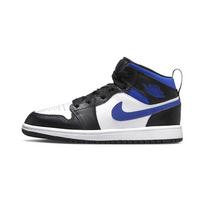 Air Jordan 1 Mid PS Racer Blue Kids Sneakers White Black 640734-140 35