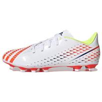Adidas Predator Edge.4 FG Al Rihla Pack - Balti Unisex Sportbačiai Debesėlio Baltumo Saulės Geltonumo Galingai Mėlynos GW0989 40