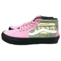 Supreme x Vans Skate Grosso Mid Dollar Bill - Pink Unisex Sneakers VN0A5FCGPNK 42