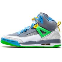 Air Jordan Spizike GS Stealth Vaikams Sportbačiai Balti Stlth Psn-Grn-Unvrsty-Bl-Bltz 317321-056 38