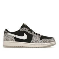 Air Jordan 1 Retro Low OG Black Cement Moteriški sportbačiai Muslin Tech-Grey White CZ0775-001 38