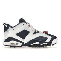 Air Jordan 6 Retro Low Golf Olimpiniai Vyriški Sportbačiai Mėlyni Balti Vidurnakčio Tamsiai Mėlyni DV1376-101 40.5