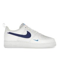 Nike Air Force 1 07 Balti Tamsiai Mėlyni Vyriški Sportbačiai Šviesiai Mėlyni HF3836-100 44.5