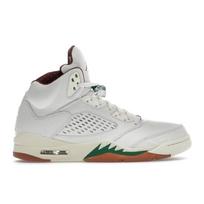 Air Jordan 5 Retro El Grito - Sail Vyriški sportbačiai Balti Kokoso Pieno Žali Pušies HF8833-100 40 gray