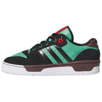 Demon Slayer x adidas Rivalry Low Tanjiro Unisex Kedai Žali Core-Black Pantone JI3312 42⅔
