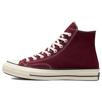 „Converse Chuck 70 High Recycled Canvas“ tamsiai bordo spalvos unisex sportbačiai su raudonu logotipu 171567C 44.5