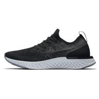 Nike Epic React Flyknit GS Tamsiai pilki vaikiški sportbačiai Juodi Cool-Grey-Dark-Grey-White 943311-001 36
