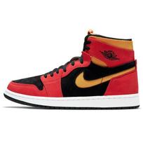 Air Jordan 1 High Zoom Comfort Chile Red Men Sneakers Black White University-Gold CT0978-006 40.5