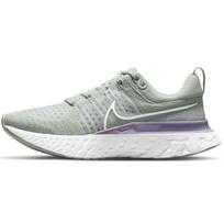 Nike React Infinity Run Flyknit 2 Šviesiai sidabrinės alyvinės moteriški sportbačiai Pilki Infinite-Lilac Barely-Green CT2423-005 35.5