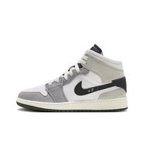 Air Jordan 1 Mid SE Craft GS Inside Out - Cementinė pilka Vaikų sportbačiai Juodi Balti Technologijų pilki FD9091-002 36.5