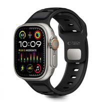 Juoda apyrankė "Tech-Protect Iconband Line" laikrodžiui Apple Watch 8 / 9 / 10 / 11 / SE / ULTRA (44 / 45 / 46 / 49 MM)