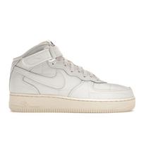 Nike  Air Force 1 07 Mid White Canvas Women Sneakers Summit-White Pearl-White Black DZ4866-121 36.5 white