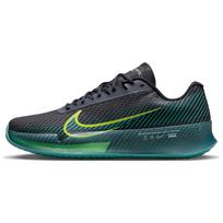 NikeCourt Air Zoom Vapor 11 HC Gridiron Mineral Teal Vyriški sportbačiai Juodi Action-Green Bright-Cactus DR6966-003 42.5
