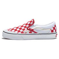 Vans Classic Slip-On 138 Sidestripe - Raudonos languotos unisex sportbačiai VN000BW39Y1 41 white