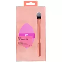 "Real Techniques Precision Perfection Duo" - šepetėlių ir kempinėlės rinkinys, 0ml