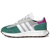 adidas Retropy E5 Pilki su Kolegijos žalia spalva Unisex sportbačiai Pilki-Trys Rūgštinės oranžinės Pilki-Du H03076 46