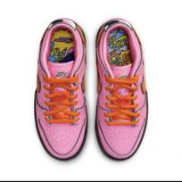 Galingosios mergaitės x Nike Dunk Low Pro SB QS PS Blossom Vaikų sportbačiai Rožinis lotosas-Rožinis skaitmeninis-Rožinis FZ3351-600 35