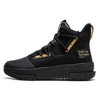 Anta Basketball Series Fleece Lined Non-Slip Wear-Resistant High-Top Retro Basketball Shoes Men sneakers Black Gold 11941850-3 39