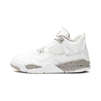 Air Jordan 4 Retro PS White Oreo Vaikams Sportbačiai Tech-Grey Black Fire-Red BQ7669-100 32