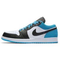 Air Jordan 1 Low SE Laser Blue Vyriški kedai Juodi Balti CK3022-004 44