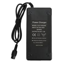 10 colių paspirtuko įkroviklis su 3 skylėmis KUGOO M4 M4PRO 54.6V 2A aviacinio tipo galvutės įkroviklis 100–240V JAV kištukas