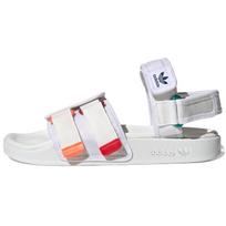 adidas Adilette Sandalas 4.0 Baltas Raudonas Tikras Oranžinis Unisex Sportbačiai Pagrindinis Baltas GZ8828 43 white