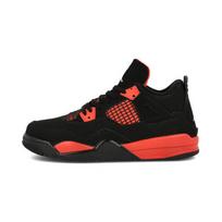 Air Jordan 4 Retro PS Red Thunder Vaikų Sportbačiai Juodi Įvairiaspalviai Karmazininiai BQ7669-016 35