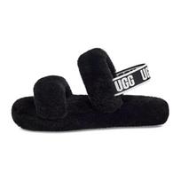 UGG Oh Yeah Patogūs Lengvi Plisuoti Vaikų Basutės Vaikams Basutės Juodos 1115752K-BLK 38