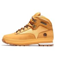 Timberland Euro Hiker Comfortable Leather Shock Absorbing Slip Resistant Durable Mid Top Running Shoes Men Running Shoes Wheat 91566231 41.5