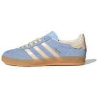 adidas Gazelle Indoor Valentino diena - Švytinčiai mėlyni Unisex sportbačiai Krištolo smėlio oranžinės spalvos atspalvio JR8029 35⅔