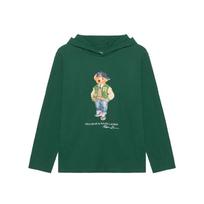 Polo Ralph Lauren Hoodie Bear Print Long Sleeve Kids hoodies Green 323952591-001 L