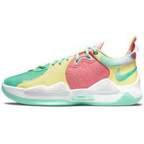 Nike PG 5 EP Dukterims Unisex Sportbačiai Daugiaspalviai Žalia-Švytinti Balta CW3146-301 41