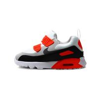 Nike Air Max Tiny 90 TD Infrared kūdikiams skirti sportbačiai, neutraliai pilki, balti, vėsiai pilki, infraraudonųjų spindulių, 881924-002 23.5