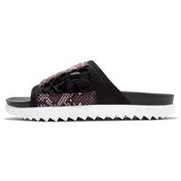 Nike Asuna Šlepetės Spausdintos Gyvatės Odos Moteriški Kedai Juodos Baltos DC9950-001 38