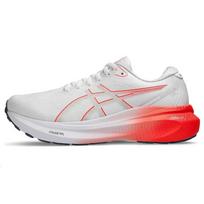 Asics Gel Kayano 30 moteriški sportbačiai, balti, saulėtekio raudoni, 1012B357-101 39.5
