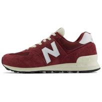 New Balance 574 Classic Crimson Unisex Kedai Raudoni Balti Angoros U574RBK 36