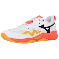 Mizuno Wave Momentum Pro Daybreaker Pack Unisex Bėgimo bateliai Balti Ugnies-Koraliniai Citrusiniai V1GA254001 38.5