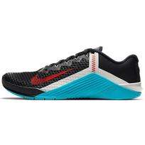 Nike Metcon 6 Juodi Šviesiai Mėlyni Fury Unisex Sportbačiai Šviesiai Kauliniai Universitetiniai Raudoni CK9388-070 38.5