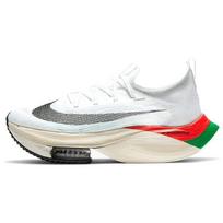 Nike Air Zoom Alphafly Next% Kenija Moteriški sportbačiai Balti Laimingos žalumos Čilės raudoni DD8878-101 37.5