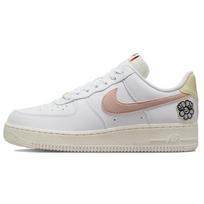 Nike Air Force 1 07 SE Flower Power Moteriški sportbačiai Balti Border-Blue Citron-Tint DJ6377-100 38.5
