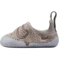 Nike Swoosh 1 TD Šviesiai medžio rudos spalvos Kūdikių sportbačiai Kolegijos pilkos, audinės rudos FB3244-004 18.5