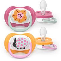 Philips Avent Ultra Air SCF080/27 6-18 m čiulptukas Girl 2 vnt.