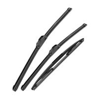 Skirta Toyota Aygo AB10 2005-2014 2006 2007 2008 Priekinio ir galinio stiklo valytuvų šluotelės Priekinio stiklo langų šepetėliai 26 +26 +12 Q02-26,Q02-26,M-12-2 juoda