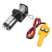 DC12V 2000 svarų elektrinė gervė su nuotolinio valdymo pultu, universali, efektyvi, naudojama vilkimui, priekabų gervė ATV, UTV