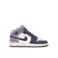 Air Jordan 1 Mid GS Sky J Purple Vaikams Sportbačiai Balti Sky-J-Light-Purple DQ8423-515 38